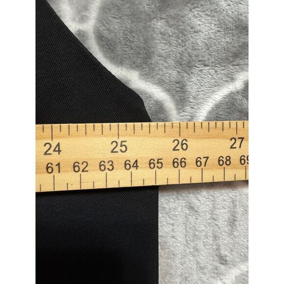 Eloquii Plus Size 20 Sleeveless Black Chiffon Draped Blouse Office Minimalist‎ - Picture 5 of 6